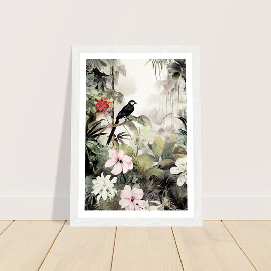 Chic Rainforest Canopy Wall Art Print