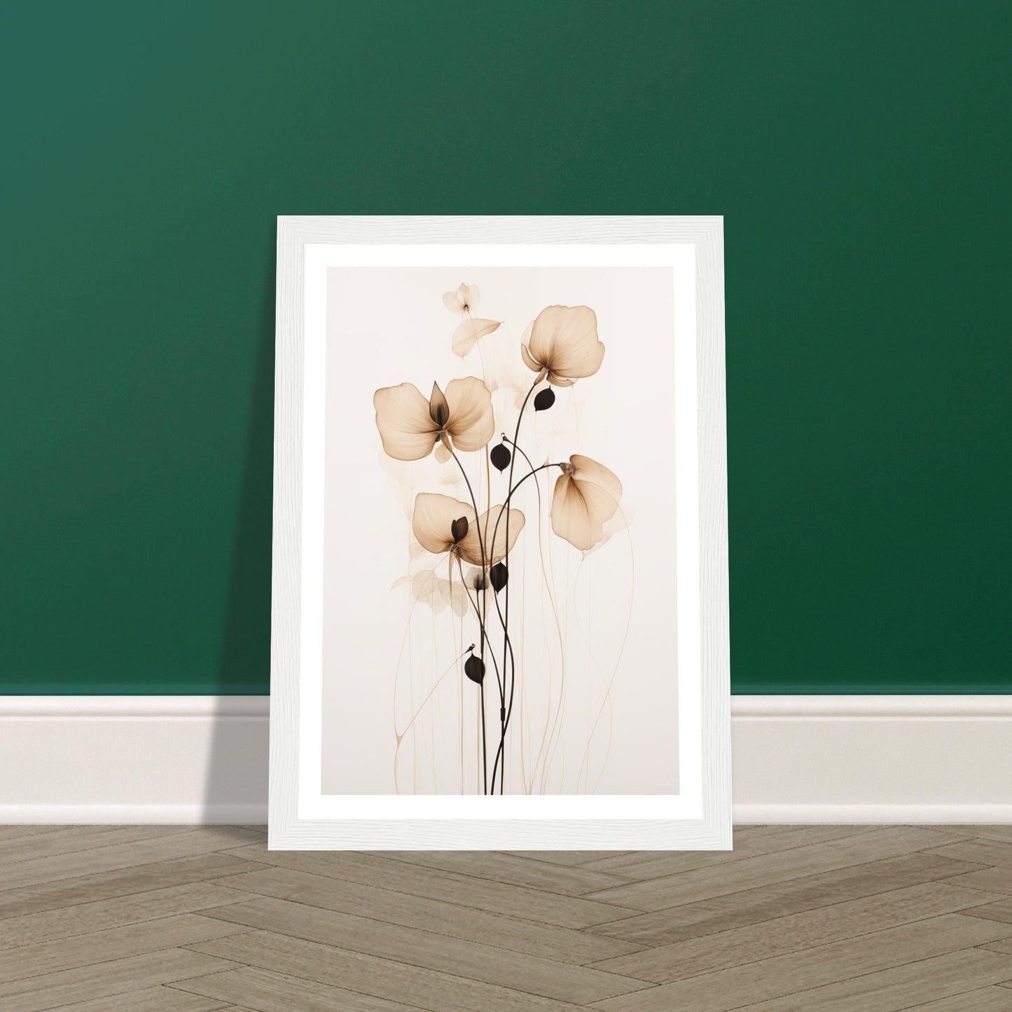 Muted Floral Beauty Wall Art Print