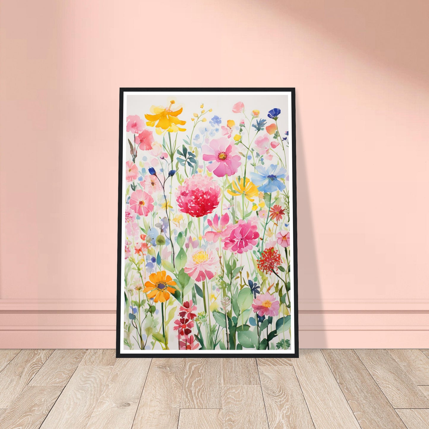 Floral Blossom Whimsy Botanical Wall Art Print