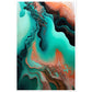 Organic Depths Abstract Painting Wall Art Print