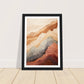 Abstract Mountain Earthly Tones Wall Art Print