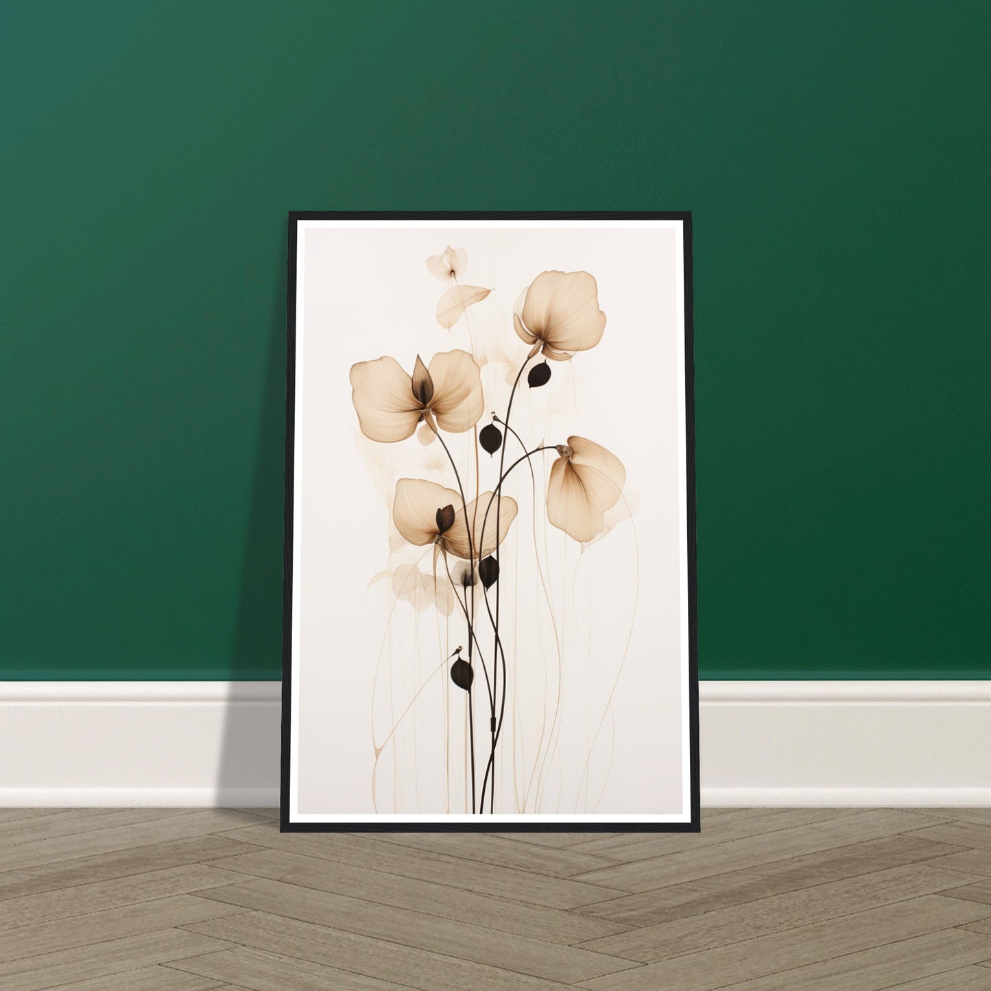 Muted Floral Beauty Wall Art Print