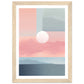 Lagoon Dreams - Pastel Tones in Abstract Blocks Wall Art Print