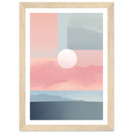Load image into Gallery viewer, Lagoon Dreams - Pastel Tones in Abstract Blocks Wall Art Print