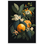 Load image into Gallery viewer, Tropical Orange Botanical Vignette Wall Art Print