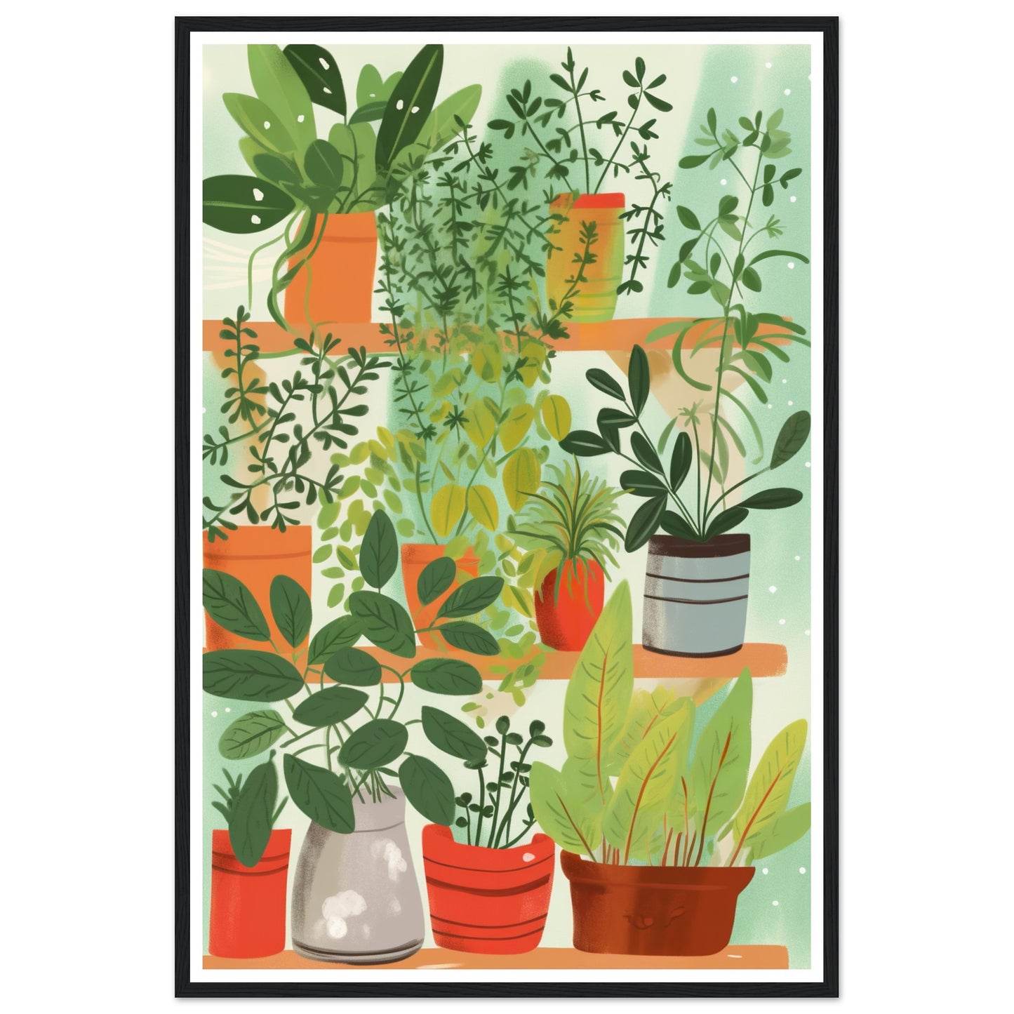 Kitchen Herb Heaven Wall Art Print