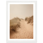 Load image into Gallery viewer, Hazy Beach Dune Pathway Photograph Wall Art Print