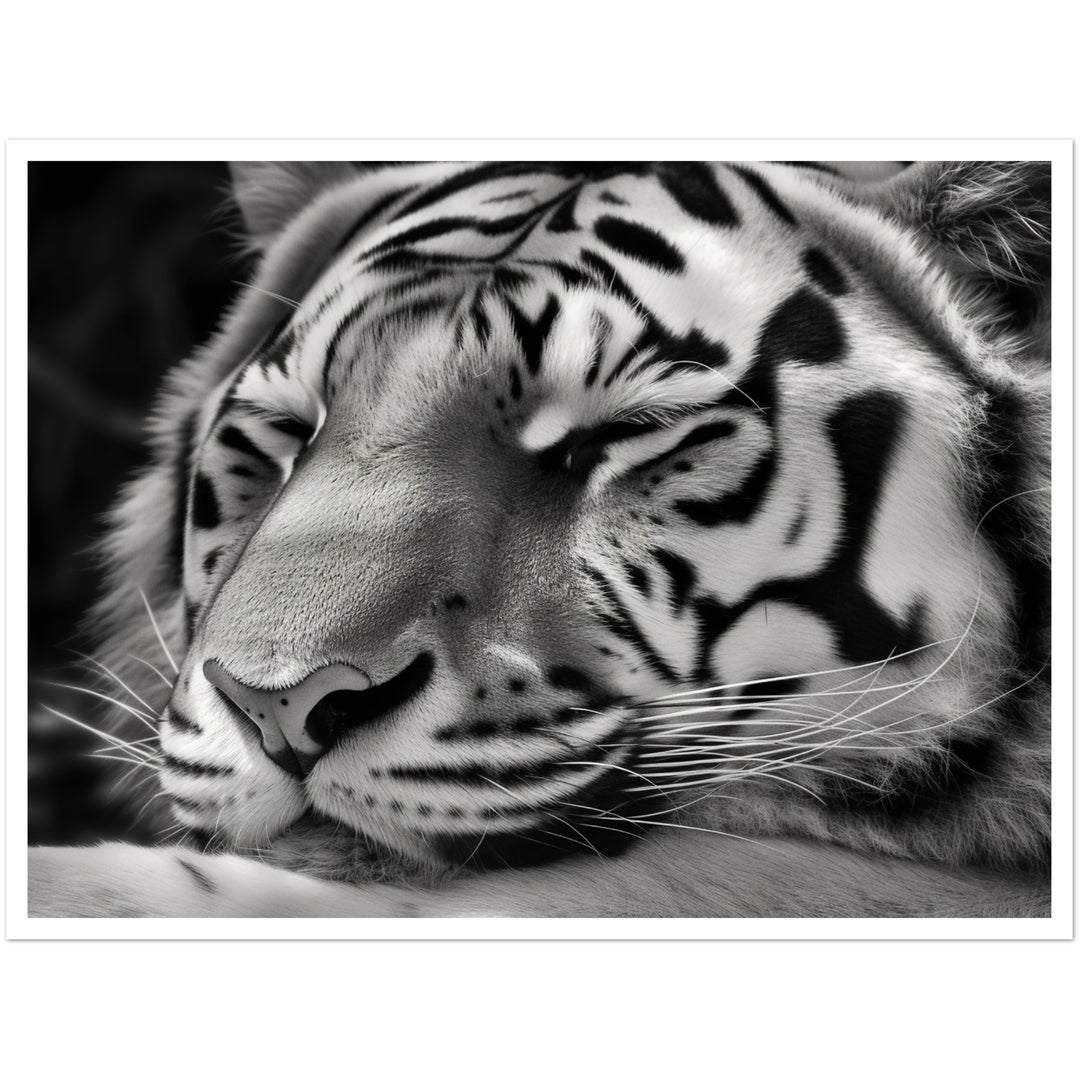 Serene Sleeping Tiger