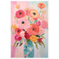 Vibrant Blooming Pink Flowers Wall Art Print