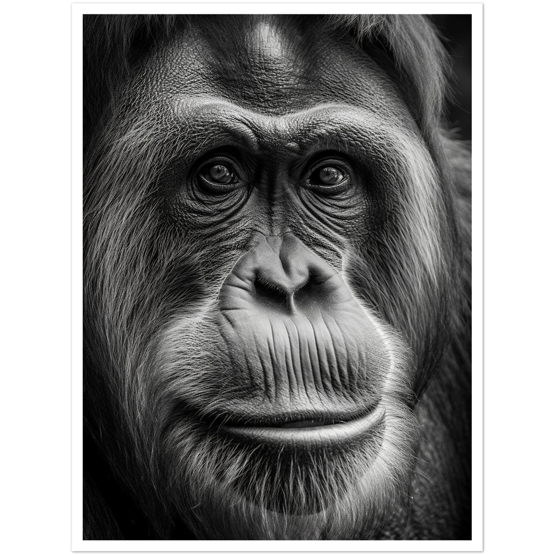 Wild Eyes Orangutan Photograph Wall Art Print