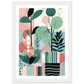 Plant Botanical Abstract Patterns Illustration Wall Art Print