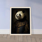 Majestic Tudor Panda Portraiture Wall Art Print