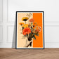 Floral Embrace Of Earthly Flowers Bouquet Wall Art Print