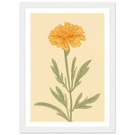 Load image into Gallery viewer, Marigold Flower Pastel Petals Wall Art Print