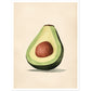 Tasty Sliced Avocado Kitchen Wall Art Print