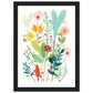 Charming Floral Oasis Wall Art Print