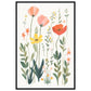 Blooming Garden Flowers Wall Art Print