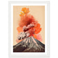 Volcanic Symphony Minimalist Wall Art Print