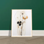 Load image into Gallery viewer, Muted Floral Petal Whimsy Wall Art Print
