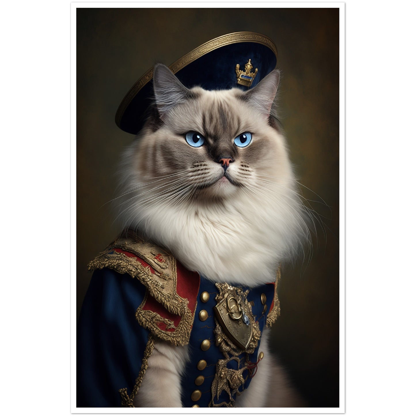 Ragdoll Portraiture Wall Art Print