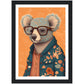 Trendy Koala Illustration Wall Art Print