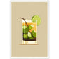 Cool Caipirinha Cocktail Drink Wall Art Print