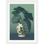 Load image into Gallery viewer, Floral-inspired Philodendron Plant Wall Art Print