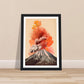 Volcanic Symphony Minimalist Wall Art Print