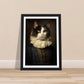 Vintage Tudor-Era Ragdoll Cat Portraiture Wall Art Print