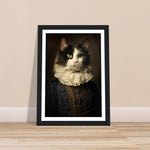 Load image into Gallery viewer, Vintage Tudor-Era Ragdoll Cat Portraiture Wall Art Print
