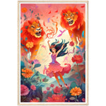 Load image into Gallery viewer, Wildflower Dance - Lion Edition Wall Art Print