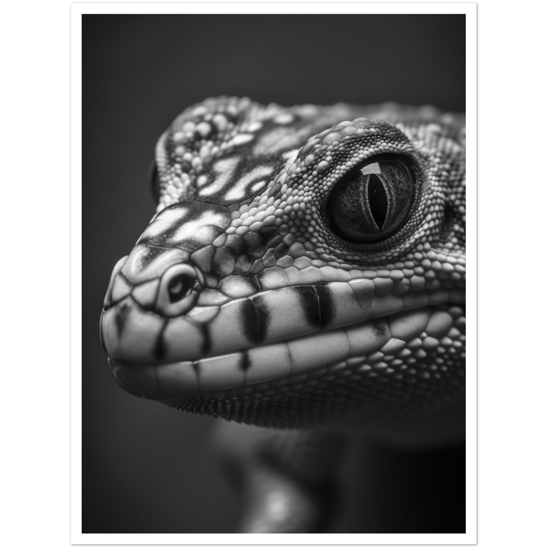 Gecko Gaze Photograph Wall Art Print