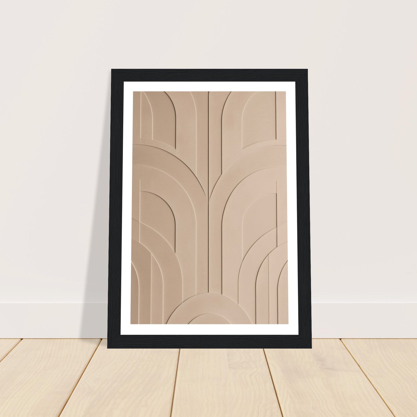 Textured Arch Rake Scrape Patterns Wall Art Print