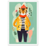 Load image into Gallery viewer, Trendy Tiger Roar Wall Art Print