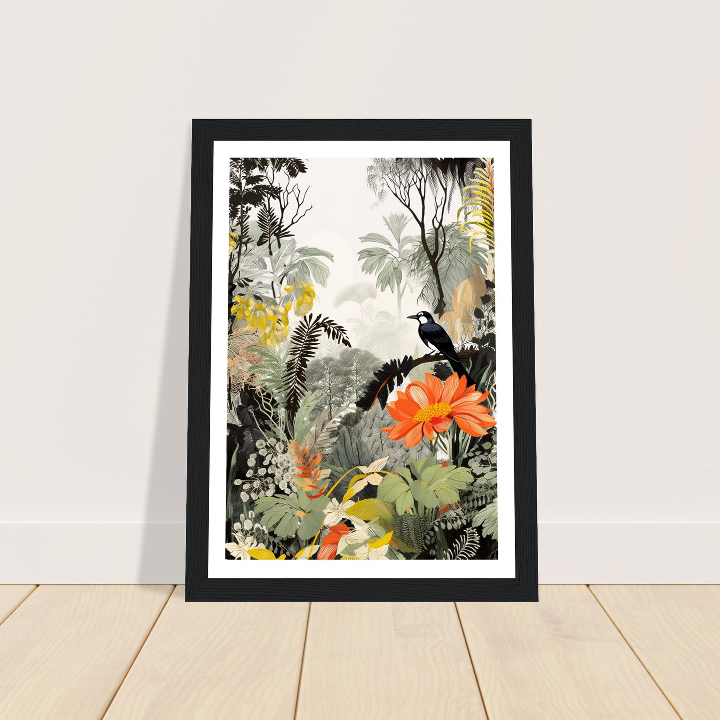 Lush Jungle Canopy Wall Art Print