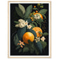 Tropical Orange Botanical Vignette Wall Art Print