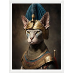 Load image into Gallery viewer, Feline Legionnaire: Roman Sphynx Cat Wall Art Print
