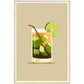 Cool Caipirinha Cocktail Drink Wall Art Print