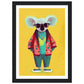 Trendy Koala Couture Illustration Wall Art Print