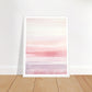 Minimalist Light Pink Blush Abstract Wall Art Print