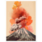 Volcanic Symphony Minimalist Wall Art Print