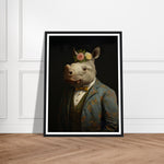 Load image into Gallery viewer, Regency Era Rhino Portraiture
