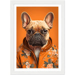 Load image into Gallery viewer, Frenchie Fashionista Trendy French Bulldog Wall Art Print