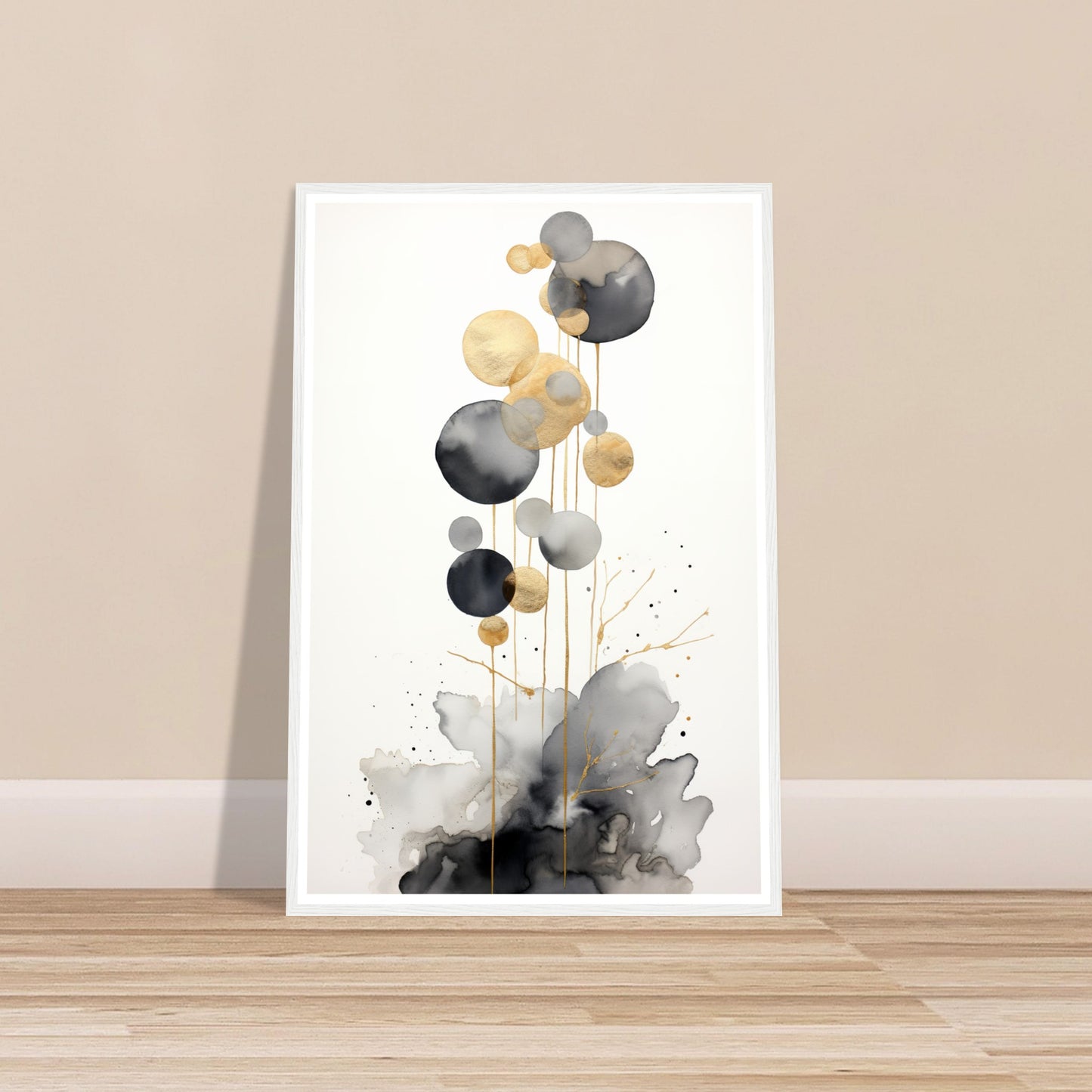 Celestial Minimalist Abstract Shapes Wall Art Print