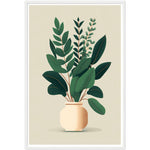 Load image into Gallery viewer, ZZ Plant Vase Wall Art Print