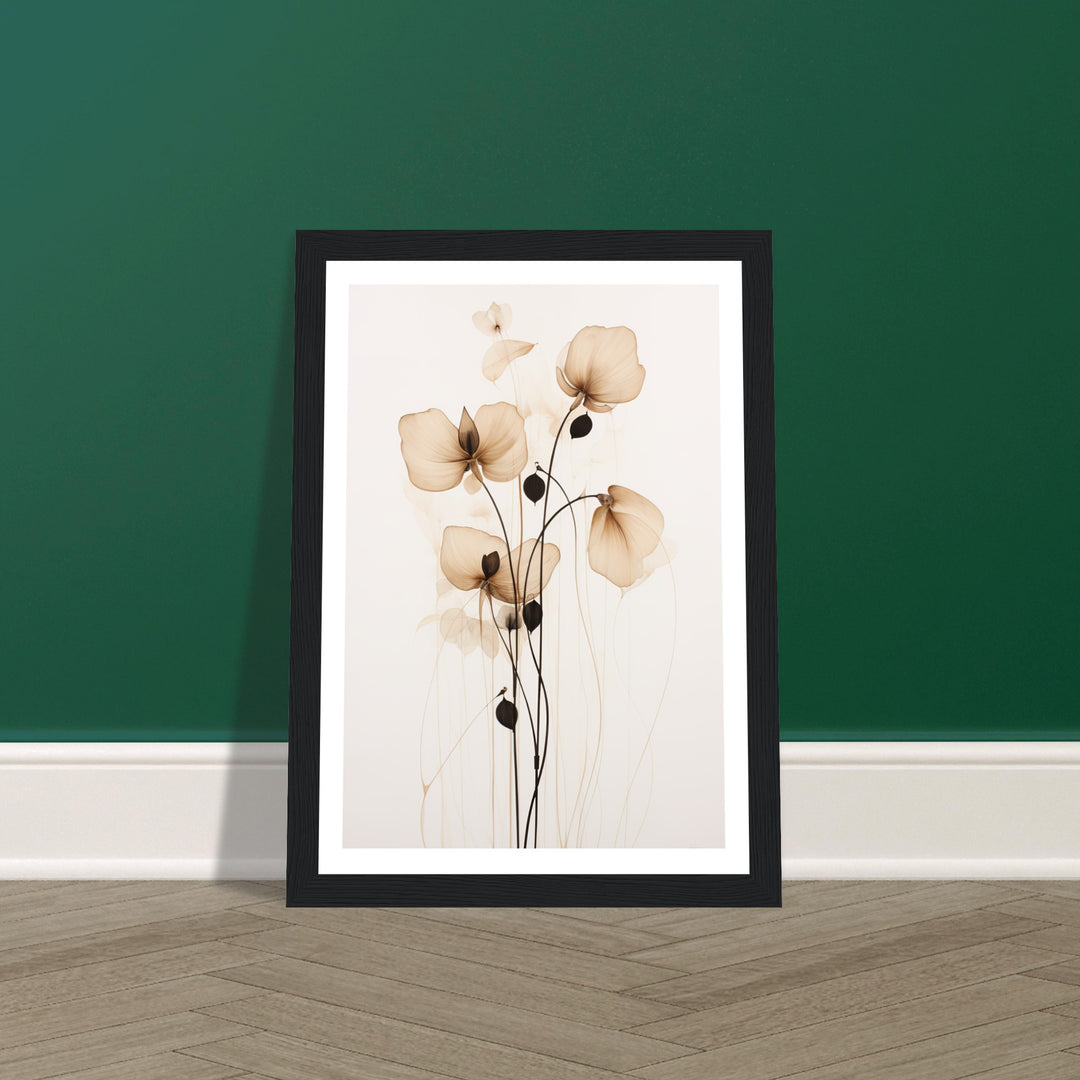 Muted Floral Beauty Wall Art Print