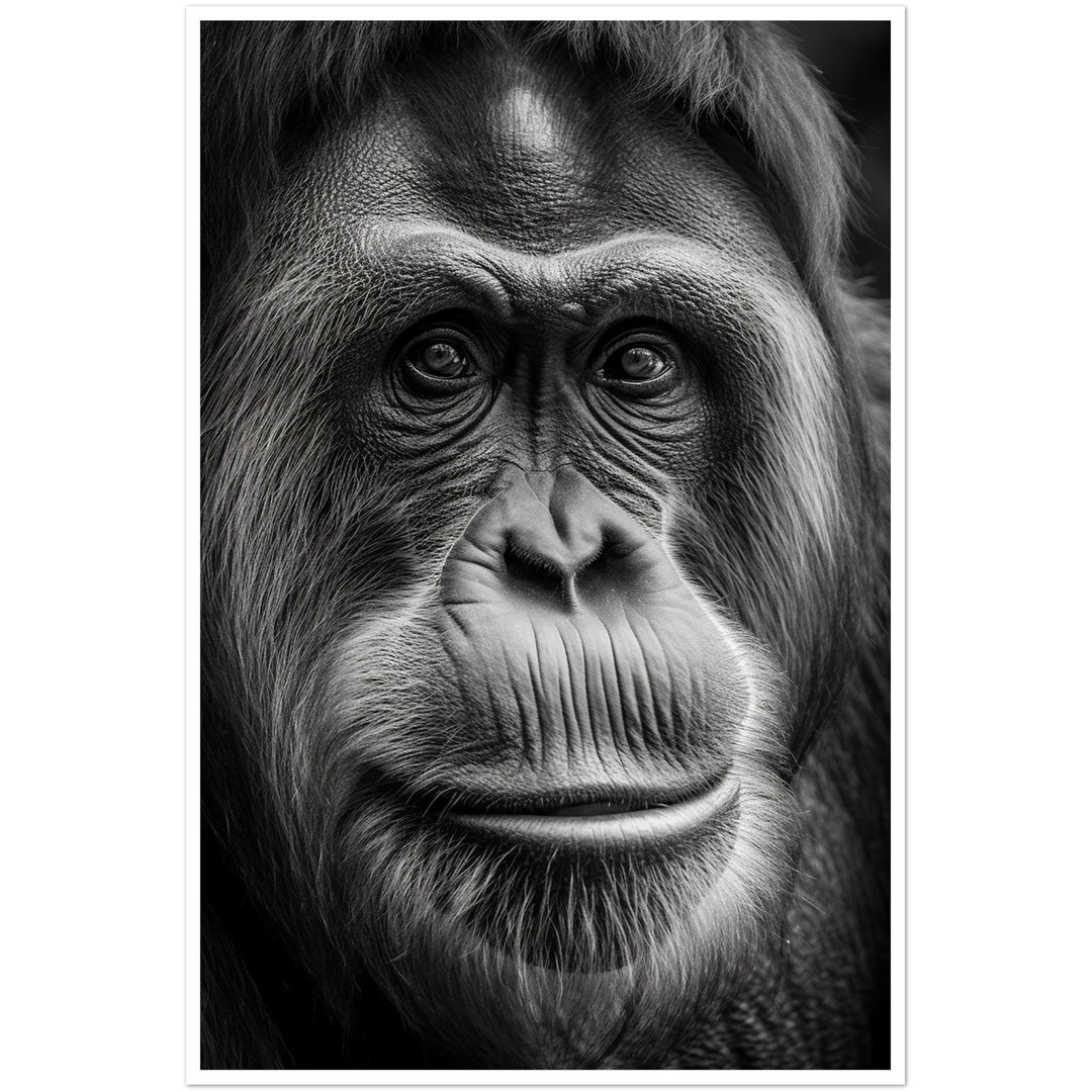 Wild Eyes Orangutan Photograph Wall Art Print