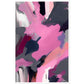 Nature's Emotive Pink Abstract Brushstrokes Wall Art Print