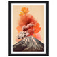 Volcanic Symphony Minimalist Wall Art Print