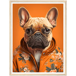 Load image into Gallery viewer, Frenchie Fashionista Trendy French Bulldog Wall Art Print
